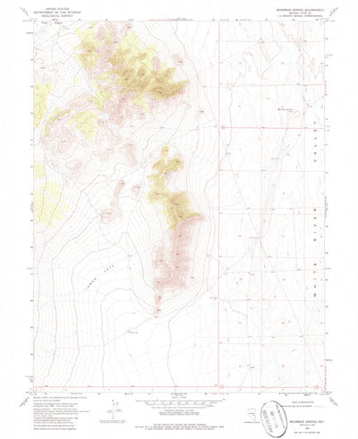 United States Geological Survey Moorman Spring, NV (1969, 24000-Scale) digital map