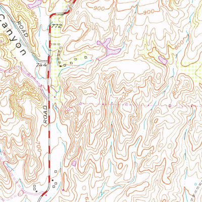United States Geological Survey Moorpark, CA (1951, 24000-Scale) digital map