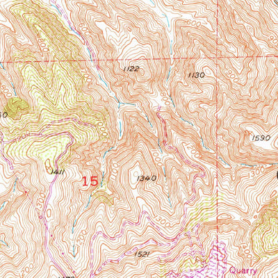 United States Geological Survey Moorpark, CA (1951, 24000-Scale) digital map