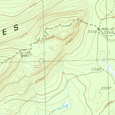 United States Geological Survey Moose Bog, ME-NH (1989, 24000-Scale) digital map