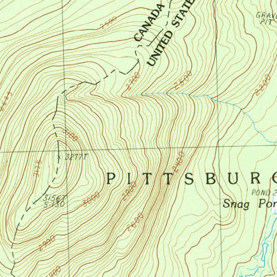 United States Geological Survey Moose Bog, ME-NH (1989, 24000-Scale) digital map