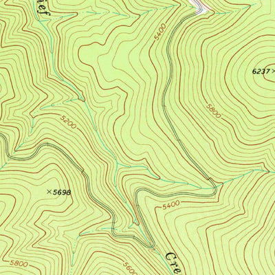 United States Geological Survey Moose Butte, ID (1978, 24000-Scale) digital map