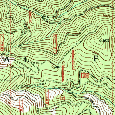 United States Geological Survey Moose Butte, ID (1995, 24000-Scale) digital map