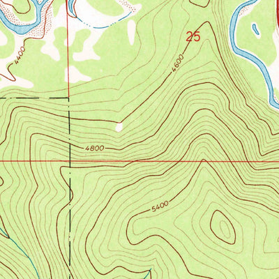 United States Geological Survey Moose Creek, MT (1968, 24000-Scale) digital map