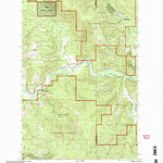 United States Geological Survey Moose Creek, MT (2001, 24000-Scale) digital map