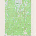 United States Geological Survey Moose Junction, WI (1983, 24000-Scale) digital map