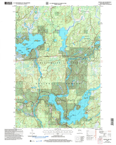 United States Geological Survey Moose Lake, WI (2005, 24000-Scale) digital map