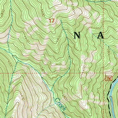 United States Geological Survey Moose Mountain, ID (1994, 24000-Scale) digital map