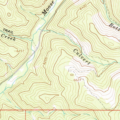 United States Geological Survey Moose Mountain, MT (1967, 24000-Scale) digital map