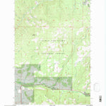 United States Geological Survey Moose Mountain, MT (1995, 24000-Scale) digital map