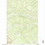 United States Geological Survey Moose Peak, MT (1994, 24000-Scale) digital map
