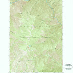 United States Geological Survey Moose Ridge, ID (1966, 24000-Scale) digital map