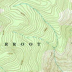 United States Geological Survey Moose Ridge, ID (1966, 24000-Scale) digital map