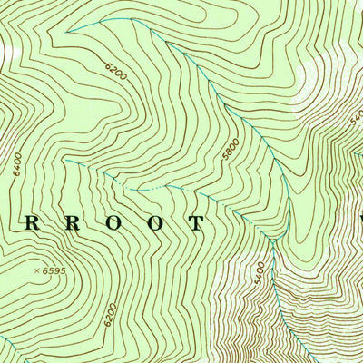 United States Geological Survey Moose Ridge, ID (1966, 24000-Scale) digital map