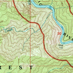 United States Geological Survey Moose Ridge, ID (1995, 24000-Scale) digital map