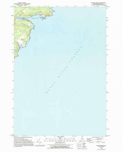 United States Geological Survey Moose River, ME (1993, 24000-Scale) digital map