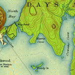 United States Geological Survey Moosehead Lake, ME (1920, 62500-Scale) digital map