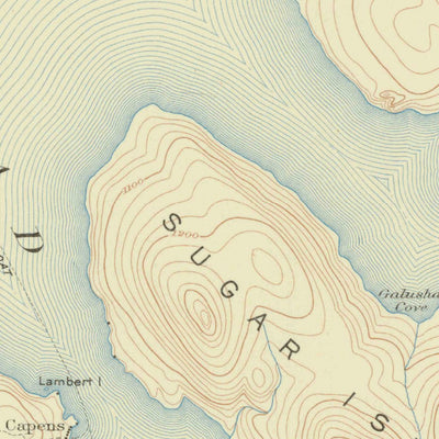 United States Geological Survey Moosehead Lake, ME (1922, 62500-Scale) digital map