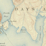 United States Geological Survey Moosehead Lake, ME (1922, 62500-Scale) digital map