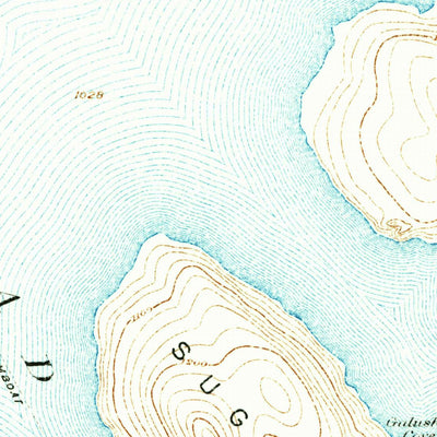 United States Geological Survey Moosehead Lake, ME (1930, 62500-Scale) digital map