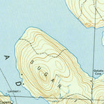 United States Geological Survey Moosehead Lake, ME (1944, 62500-Scale) digital map