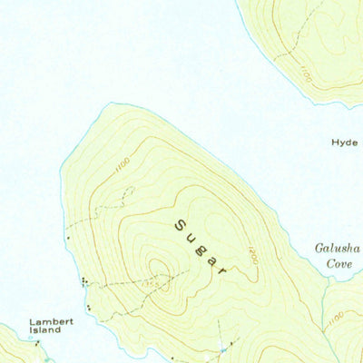 United States Geological Survey Moosehead Lake, ME (1957, 62500-Scale) digital map