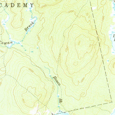 United States Geological Survey Moosehead Lake, ME (1957, 62500-Scale) digital map