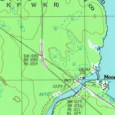 United States Geological Survey Moosehead, ME (1989, 24000-Scale) digital map