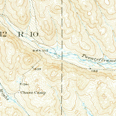 United States Geological Survey Mooseleuk Lake, ME (1935, 62500-Scale) digital map