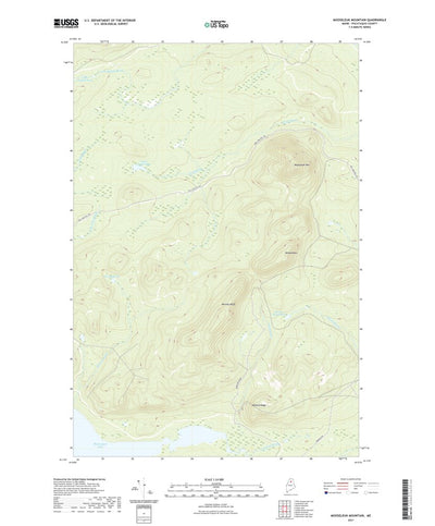 United States Geological Survey Mooseleuk Mountain, ME (2021, 24000-Scale) digital map