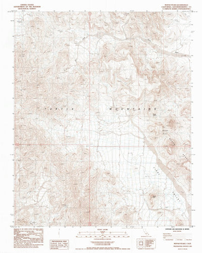 United States Geological Survey Mopah Peaks, CA (1985, 24000-Scale) digital map
