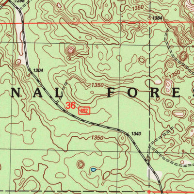 United States Geological Survey Moquah NW, WI (2005, 24000-Scale) digital map