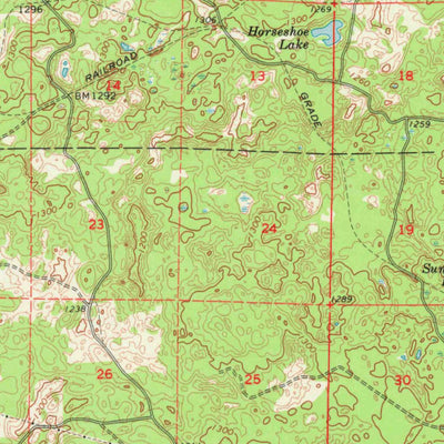 United States Geological Survey Moquah, WI (1964, 62500-Scale) digital map