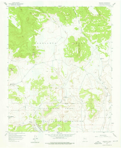 United States Geological Survey Moquino, NM (1957, 24000-Scale) digital map