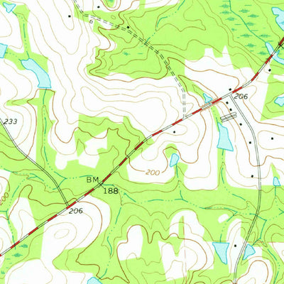 United States Geological Survey Mora, GA (1977, 24000-Scale) digital map