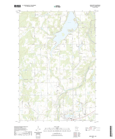 United States Geological Survey Mora North, MN (2022, 24000-Scale) digital map