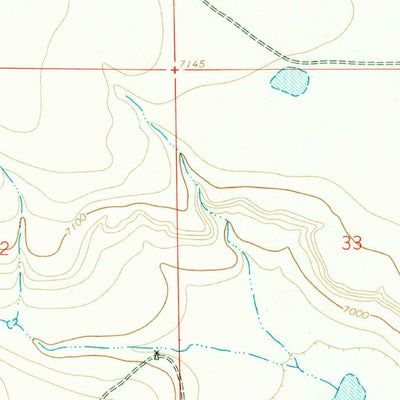 United States Geological Survey Mora Ranch, NM (1966, 24000-Scale) digital map