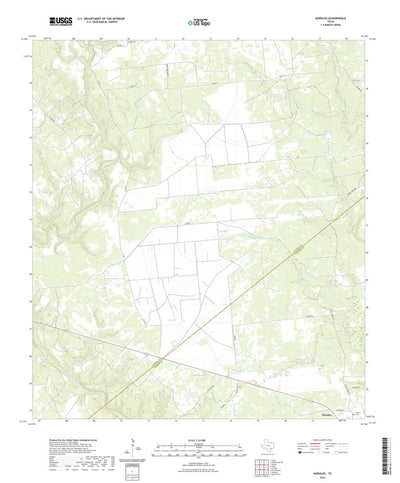 United States Geological Survey Morales, TX (2022, 24000-Scale) digital map