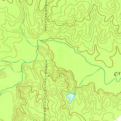 United States Geological Survey Moran, GA (1974, 24000-Scale) digital map