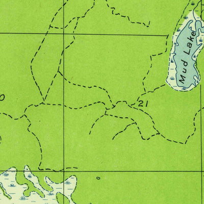 United States Geological Survey Moran, MI (1948, 31680-Scale) digital map
