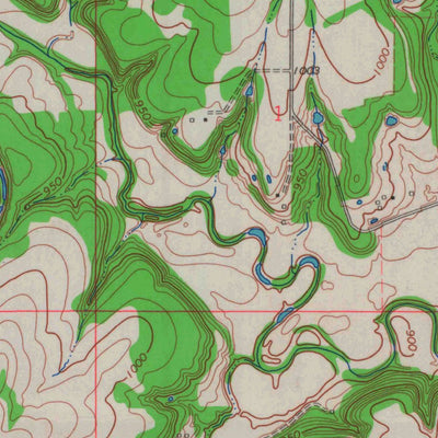 United States Geological Survey Moran SE, KS (1966, 24000-Scale) digital map