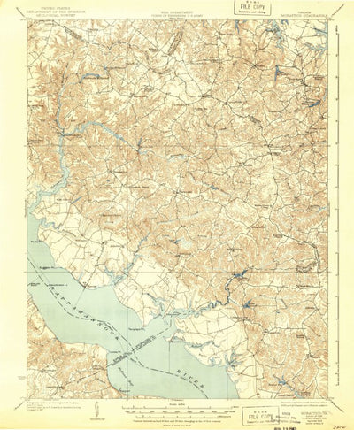 United States Geological Survey Morattico, VA (1926, 62500-Scale) digital map