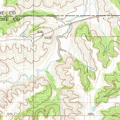 United States Geological Survey Moravia, IA (1982, 24000-Scale) digital map
