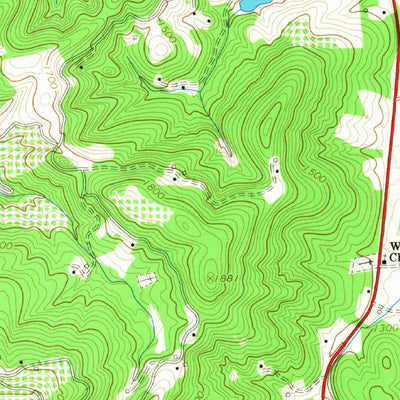 United States Geological Survey Moravian Falls, NC (1966, 24000-Scale) digital map