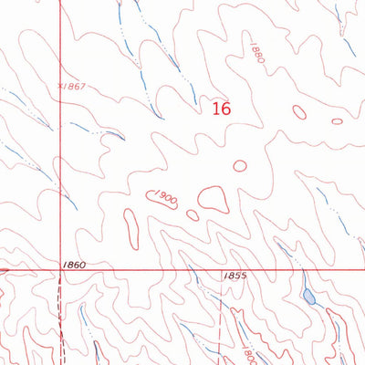 United States Geological Survey Moreau NW, SD (1968, 24000-Scale) digital map