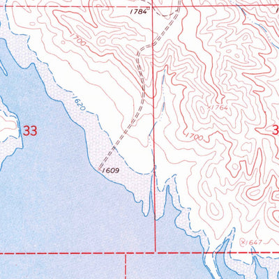 United States Geological Survey Moreau NW, SD (1968, 24000-Scale) digital map