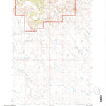 United States Geological Survey Moreau Peak, SD (1993, 24000-Scale) digital map