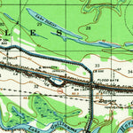 United States Geological Survey Moreauville, LA (1941, 62500-Scale) digital map