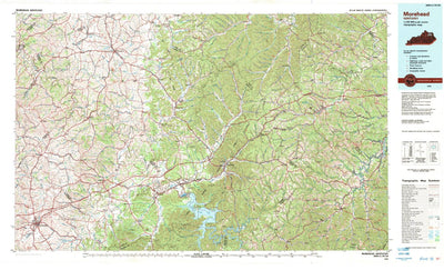 United States Geological Survey Morehead, KY (1982, 100000-Scale) digital map