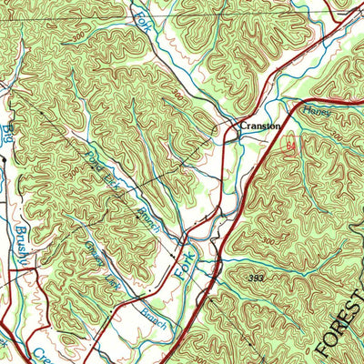 United States Geological Survey Morehead, KY (1982, 100000-Scale) digital map